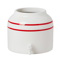 Керамический диспенсер для воды CD-02 (красная полоса)