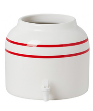 Керамічний диспенсер для води CD-02 (червона смуга)