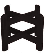 One bottle STAND CROSS-SHAPED (wenge)
