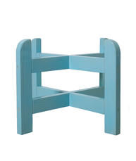 One bottle STAND CROSS-SHAPED (turquoise)